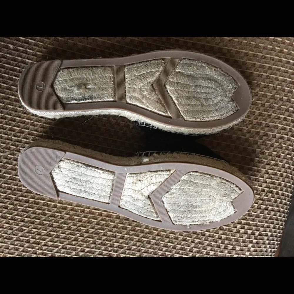 VELVET BOW Top Espadrille Slide Sandals!